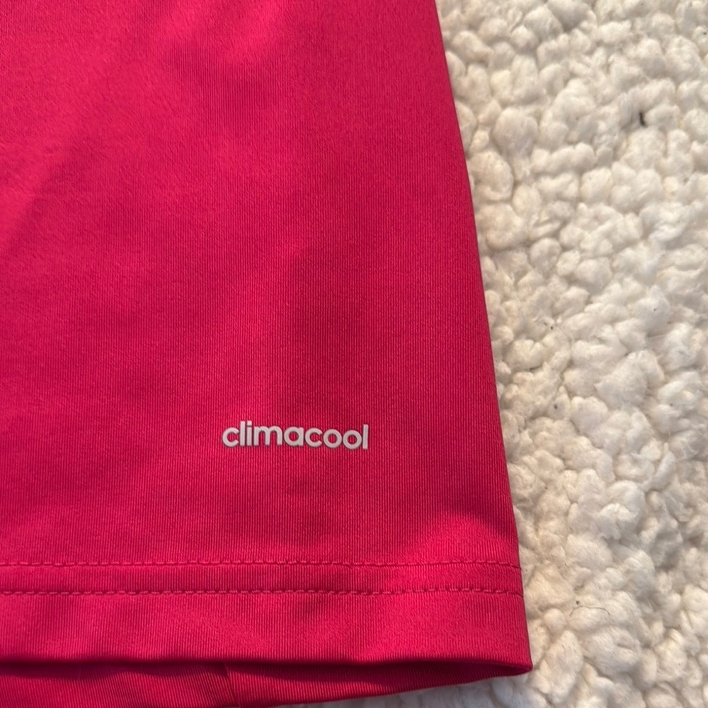 Adidas Pink Fitted Polo T-Shirt - Picture 5 of 5